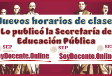 Nuevos horarios de clases, lo publicó la Secretaría de Educación Pública...Esto tienes que saberlo 