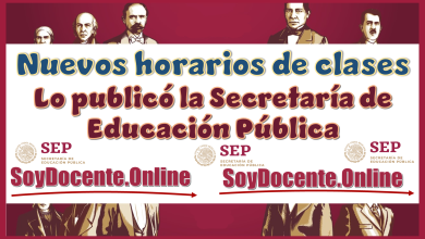 Nuevos horarios de clases, lo publicó la Secretaría de Educación Pública...Esto tienes que saberlo 