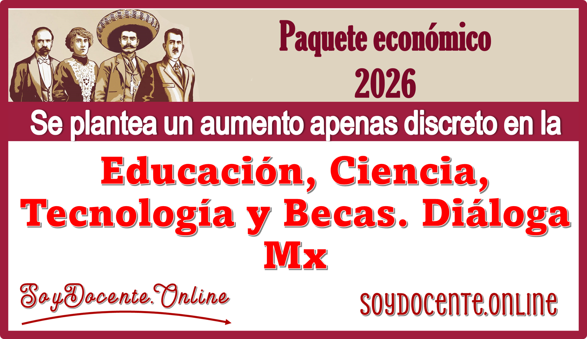 Paquete económico 2026 se plantea un aumento apenas discreto en la educación, ciencia, tecnología y becas: Dialoga Mx 