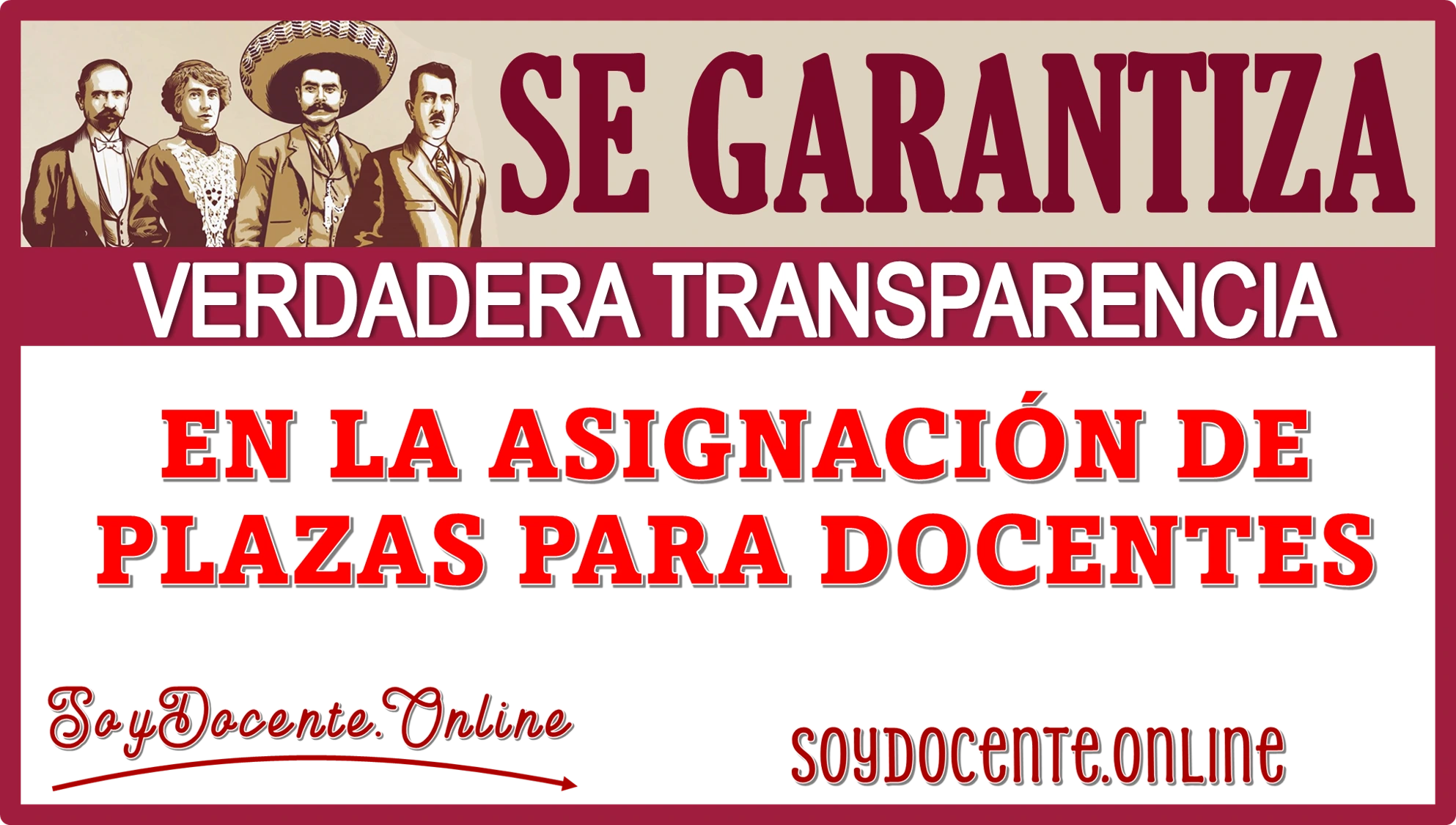 SE GARANTIZA VERDADERA TRANSPARENCIA EN LA ASIGNACIÓN DE PLAZAS PARA DOCENTE