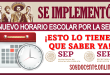 ¿SE IMPLEMENTÓ NUEVO HORARIO ESCOLAR POR LA SEP?...¡ESTO LO TIENES QUE SABER YA!