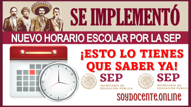 ¿SE IMPLEMENTÓ NUEVO HORARIO ESCOLAR POR LA SEP?...¡ESTO LO TIENES QUE SABER YA!