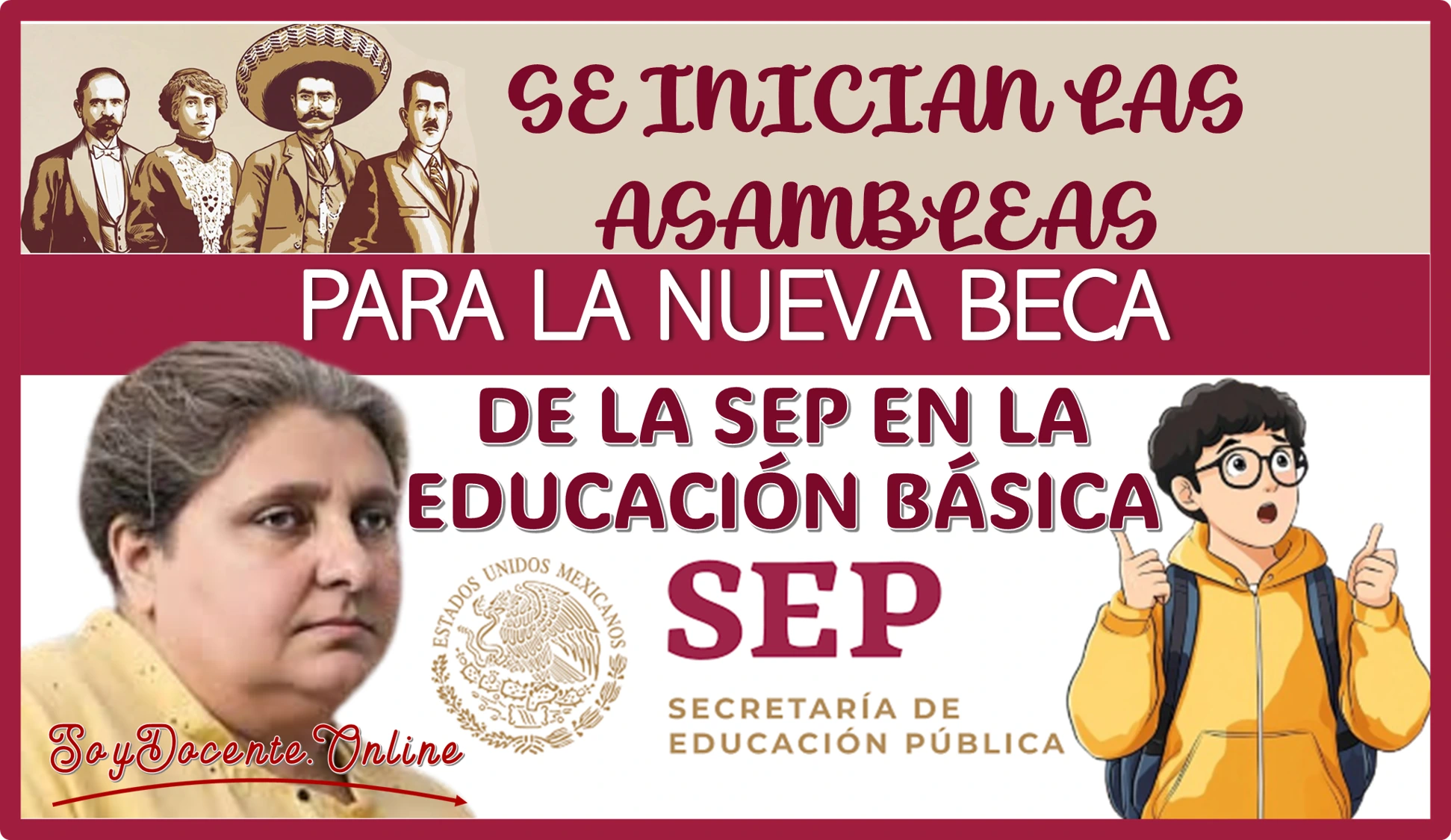 SE INICIAN LAS ASAMBLEAS PARA LA NUEVA BECA DE LA SEP EN LA EDUCACIÓN BÁSICA