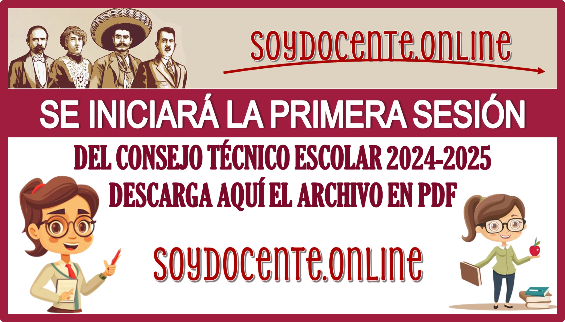 SE INICIARÁ LA PRIMERA SESIÓN DEL CONSEJO TÉCNICO ESCOLAR 2024-2025… DESCARGA AQUÍ EL ARCHIVO EN PDF