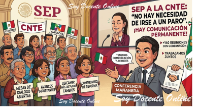 ▷ SEP a la CNTE: No hay necesidad de irse a un paro » 2026 Soy Docente Online 🥇 SEP a la CNTE: No hay necesidad de irse a un paro