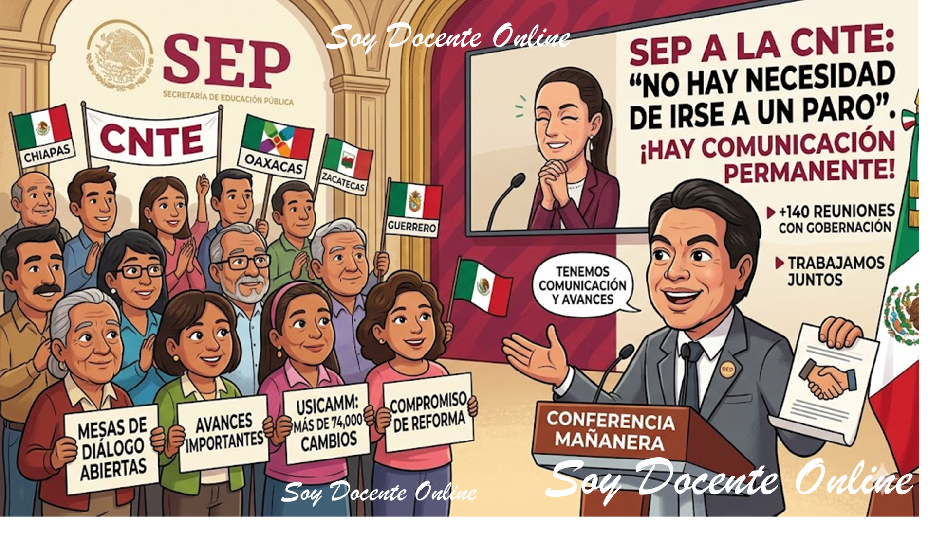 ▷ SEP a la CNTE: No hay necesidad de irse a un paro » 2026 Soy Docente Online 🥇 SEP a la CNTE: No hay necesidad de irse a un paro