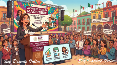 ▷ SEP destaca avances para el magisterio y reconoce mejoras en salario y condiciones laborales » 2026 Soy Docente Online 🥇 SEP destaca avances para el magisterio y reconoce mejoras en salario y condiciones laborales
