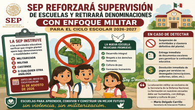 SEP reforzará supervisión de escuelas y retirará denominaciones con enfoque militar para el ciclo escolar 2026-2027