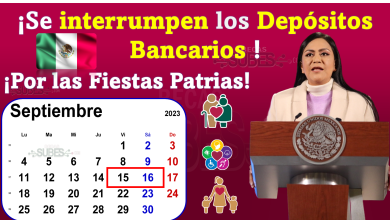 Se Interrumpen los Depósitos Bancarios por Motivo de las Fiestas Patrias, Aquí te Dejaremos el Calendario Oficial. 