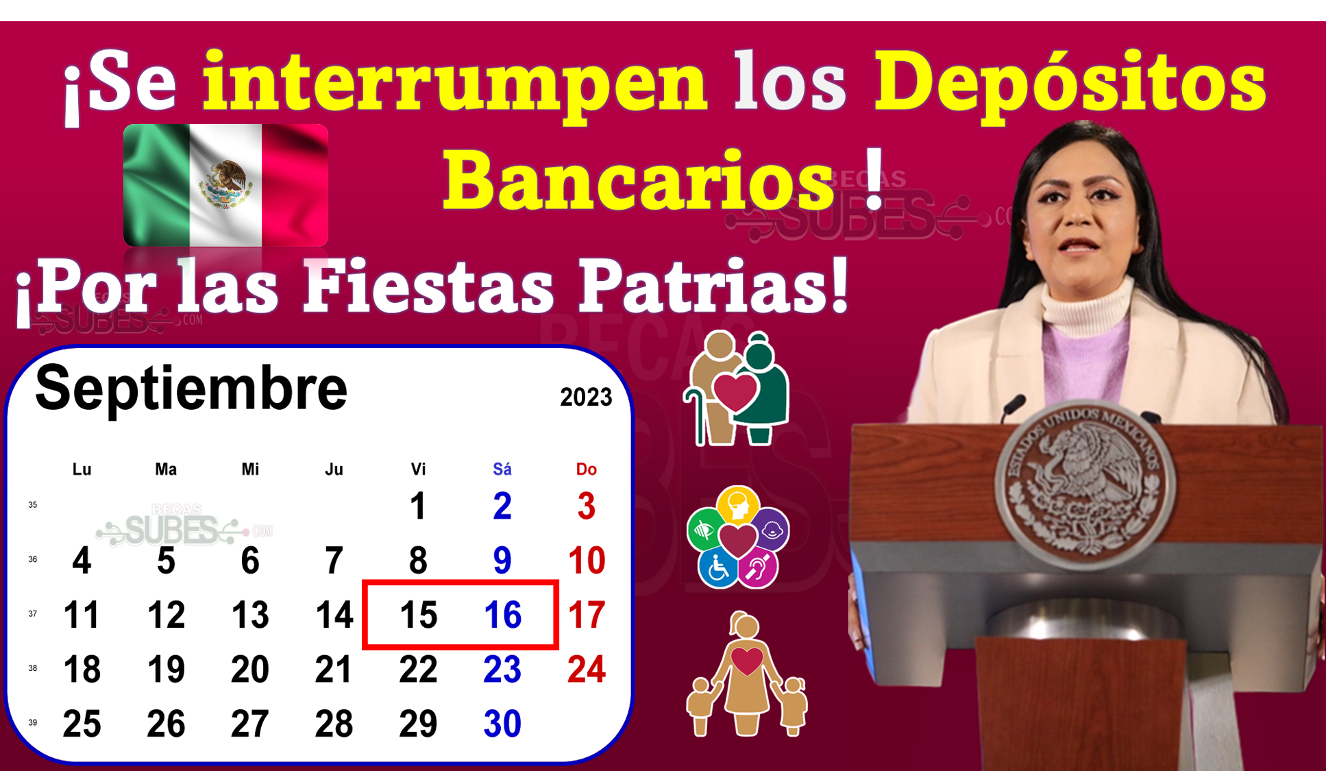 Se Interrumpen los Depósitos Bancarios por Motivo de las Fiestas Patrias, Aquí te Dejaremos el Calendario Oficial. 