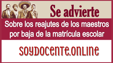 Se advierte sobre los reajustes de los maestros por baja de la matrícula escolar 