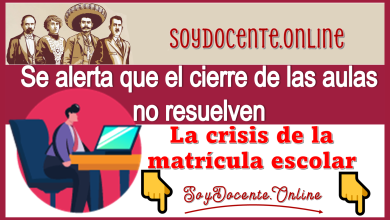 Se alerta que el cierre de las aulas no resuelve la crisis de la matrícula escolar 