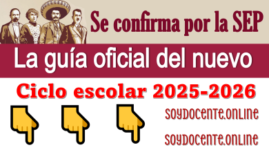 Se confirma por la SEP la guía oficial del nuevo ciclo escolar 2025-2026
