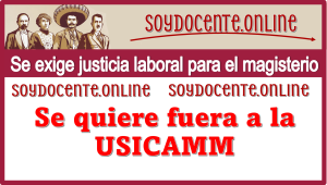 Se exige justicia laboral para el magisterio | Se quiere fuera a la USICAMM 