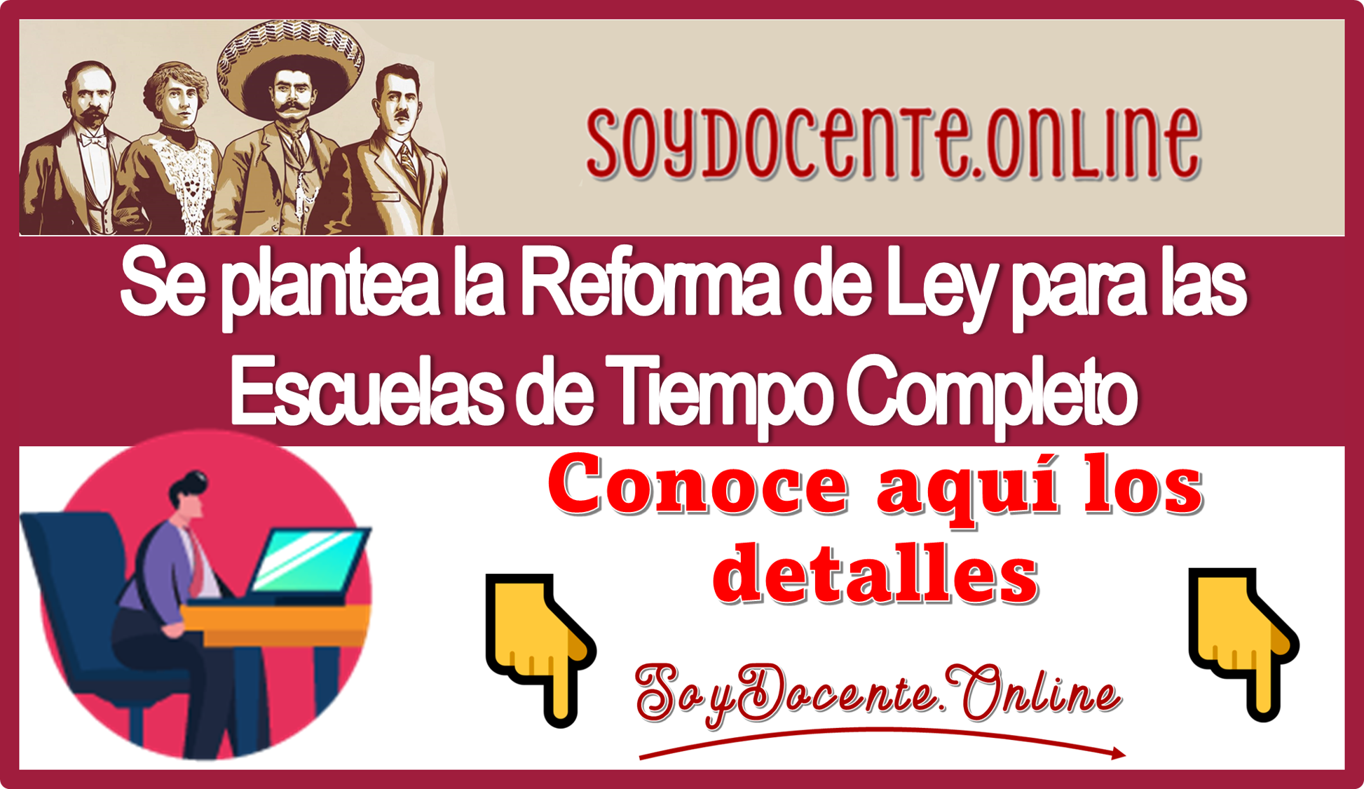 Se plantea la Reforma de Ley para las Escuelas de Tiempo Completo...Conoce aquí los detalles 