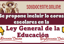 Se propone incluir los coros escolares en la Ley General de la Educación 