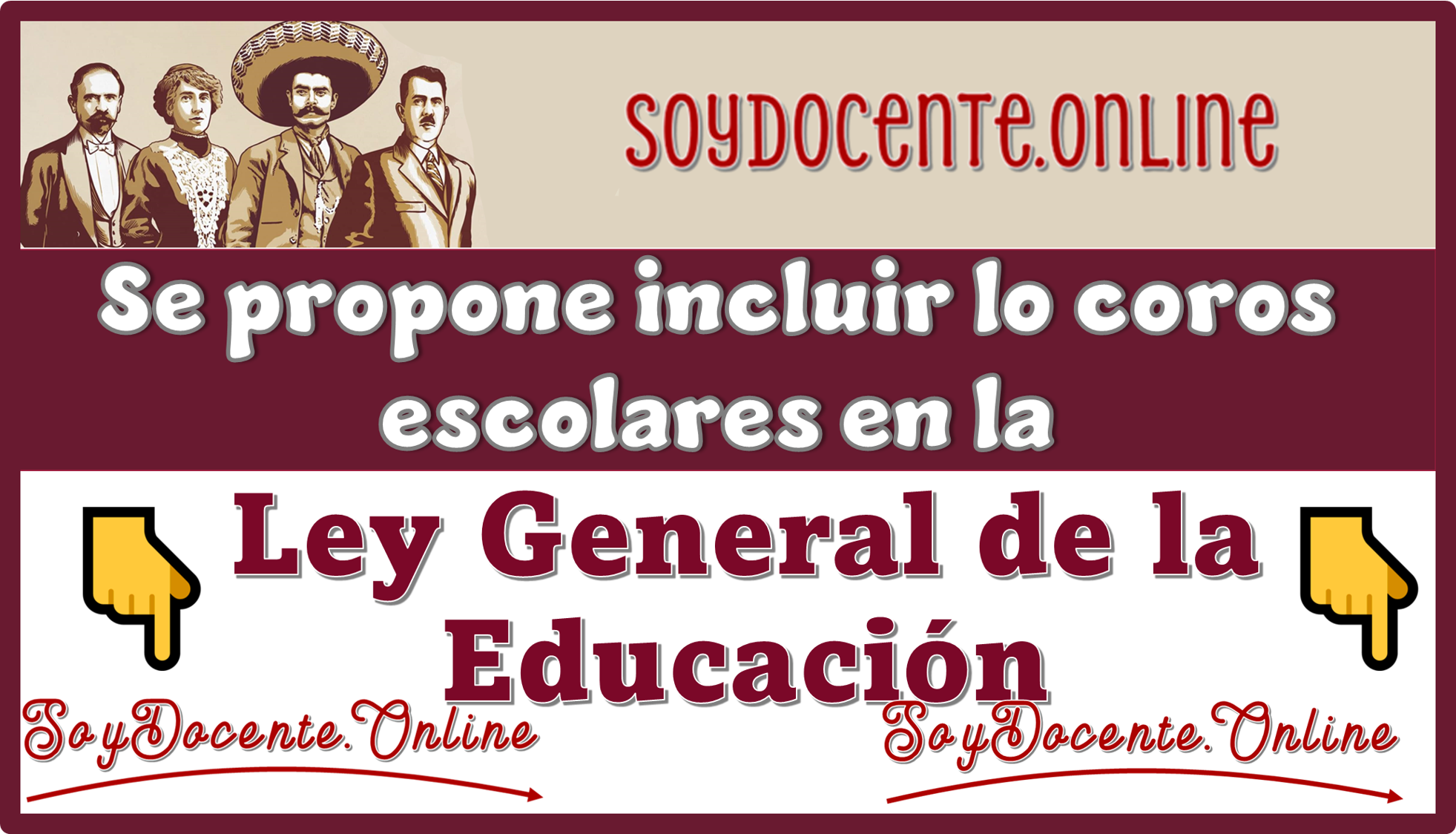 Se propone incluir los coros escolares en la Ley General de la Educación 