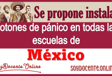 Se propone instalar botones de pánico en todas las escuelas de México 