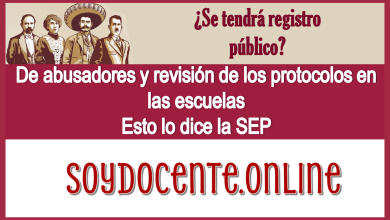 ¿Se tendrá registro público de abusadores y revisión de los protocoles en las escuelas? | Esto lo dice la SEP 