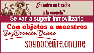 ¿Si entra un tirador a la escuela? se van a sugerir inmovilizarlo con objetos a maestros 