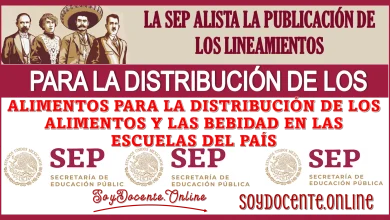 TIENES QUÉ SABER ESTO: LA SEP ALISTA LA PUBLICACIÓN DE LOS LINEAMIENTOS PARA LA DISTRIBUCIÓN DE LOS ALIMENTOS PARA LA DISTRIBUCIÓN DE LOS ALIMENTOS Y LAS BEBIDAS EN LAS ESCUELAS DEL PAÍS.