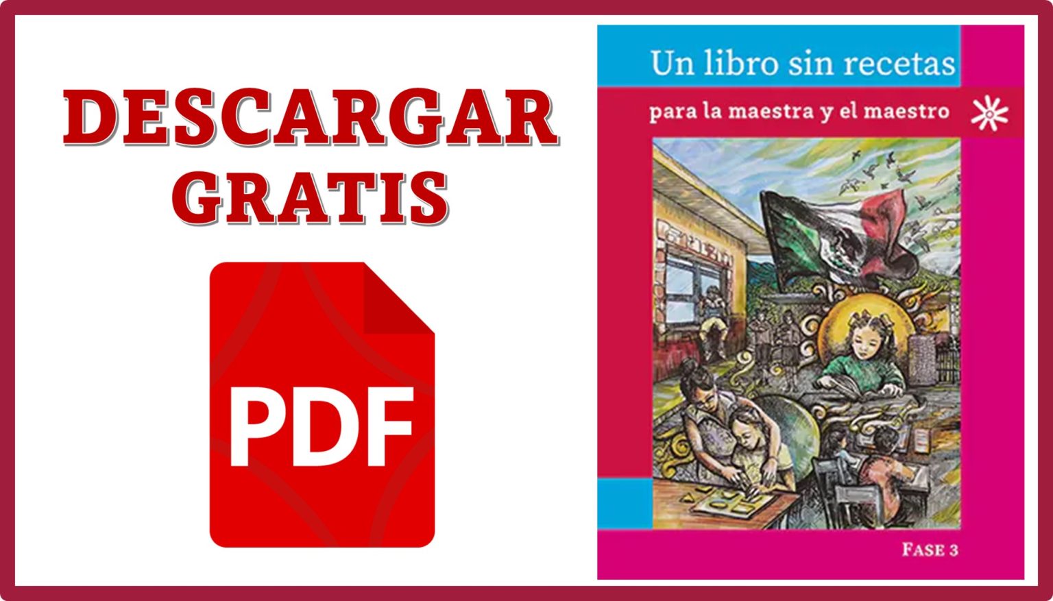 Un Libro Sin Recetas Para La Maestra Y El Maestro Fase Primer Grado