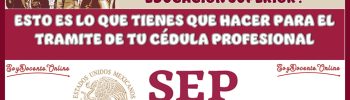 ¿YA CONCLUISTE EL BACHILLRATO TÉCNICO O LA EDUCACIÓN SUPERIOR?...ESTO ES LO QUE TIENES QUE HACER PARA EL TRAMITE DE TU CÉDULA PROFESIONAL