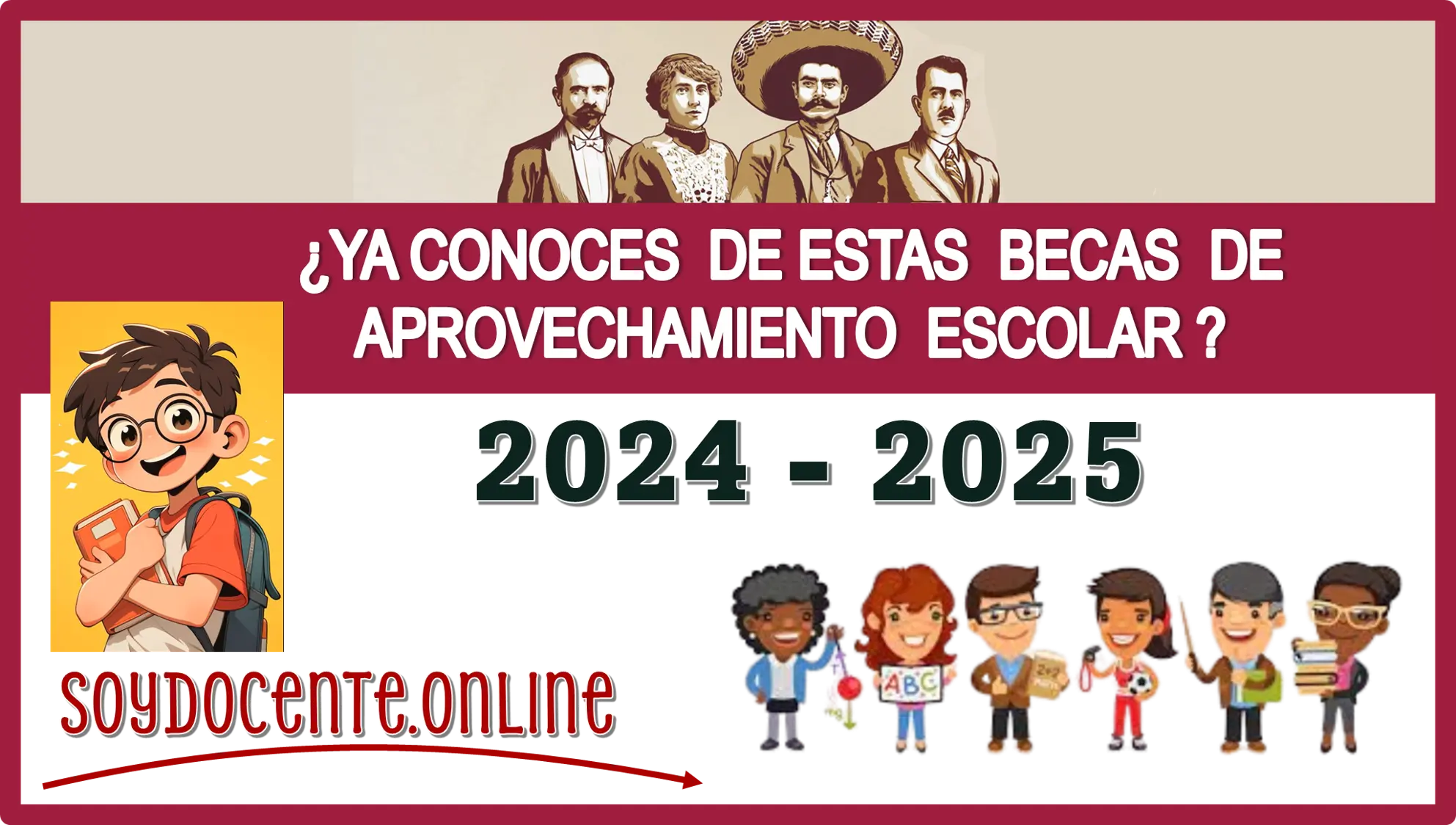 ¿YA CONOCES DE ESTAS BECAS DE APROVECHAMIENTO ESCOLAR 2024-2025?...AQUÍ LOS DETALLES 