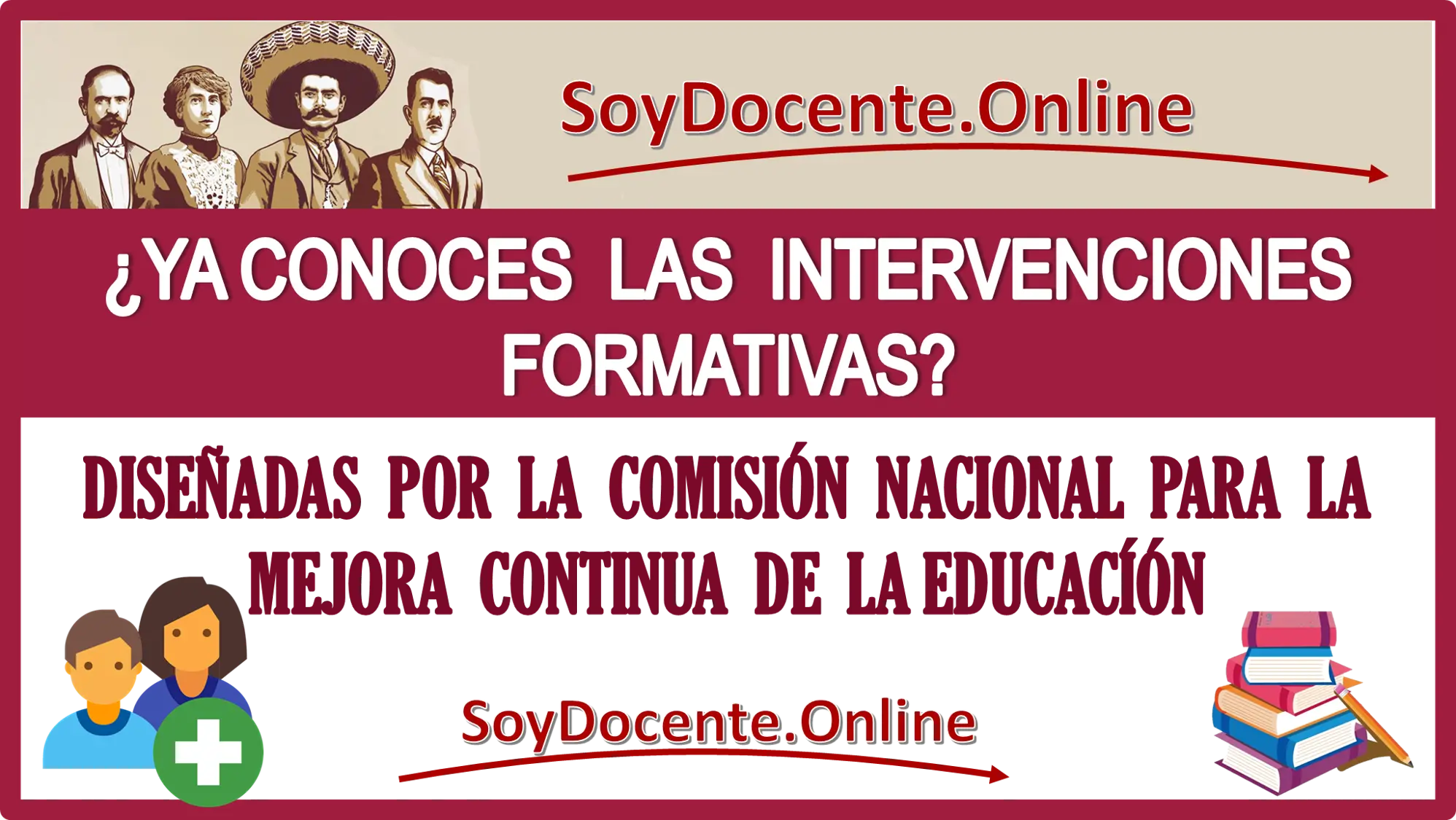 ¿YA CONOCES LAS INTERVENCIONES FORMATIVAS DISEÑADAS POR LA COMISIÓN NACIONAL PARA LA MEJORA CONTINUA DE LA EDUCACIÓN?