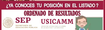 ¿YA CONOCES TU POSICIÓN EN EL LISTADO ORDENADO DE RESULTADOS? | ASÍ PUEDES HACERLO 