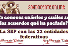 ¿Ya conoces cuántos y cuáles son los acuerdos que ha pactado la SEP con las 32 entidades federativas?
