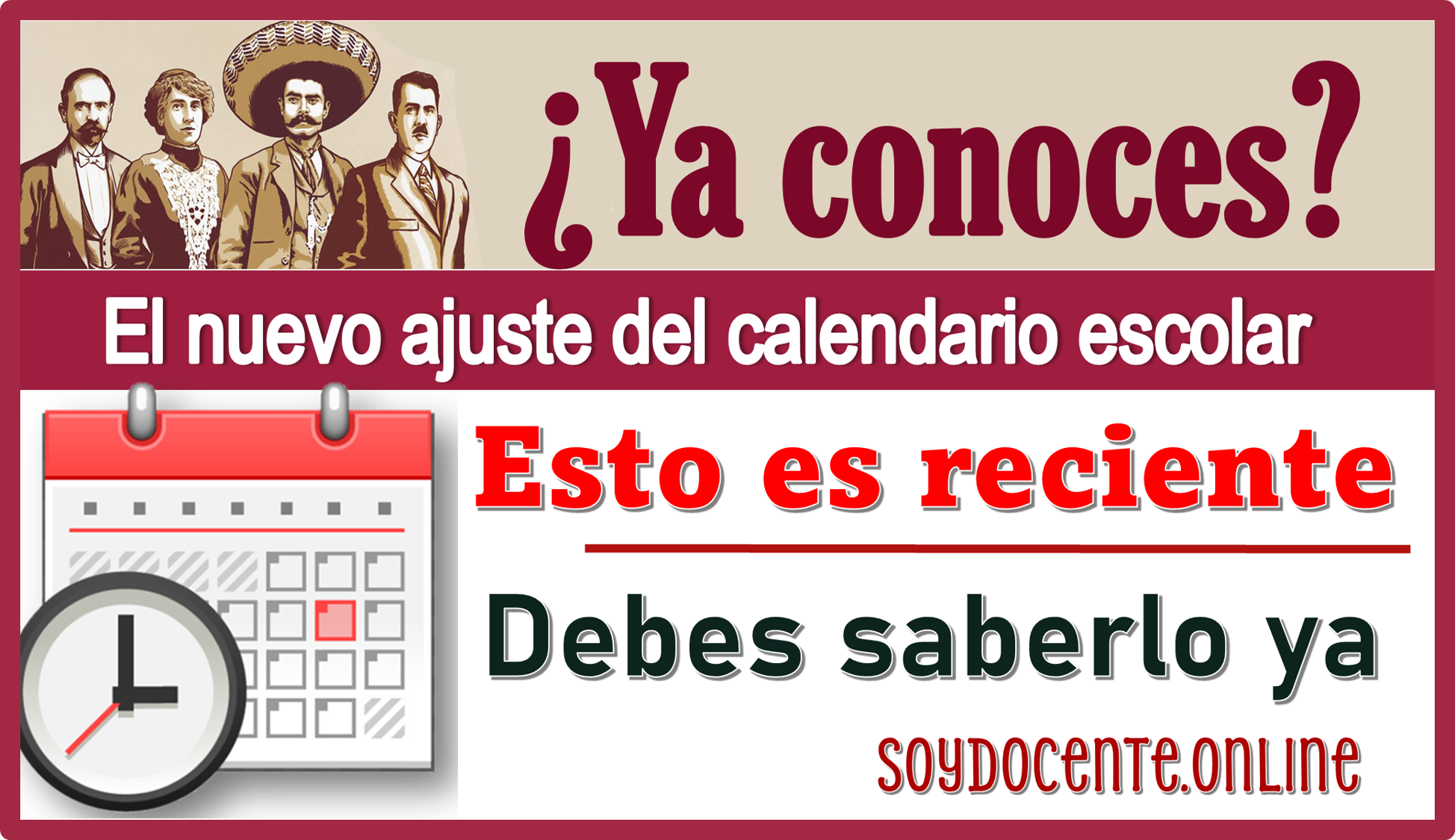 ¿Ya conoces el nuevo ajuste del calendario escolar?...Esto es reciente debes saberlo ya 