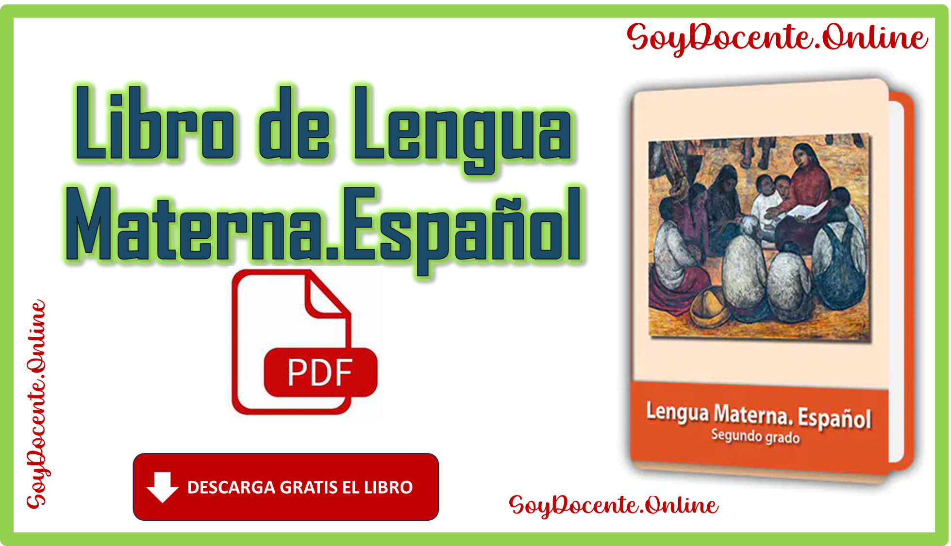 Descarga Ya El Libro De Lengua Materna Español Segundo Grado De Primaria Obra De La Sep 5930