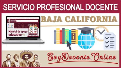 Servicio profesional docente Baja California 2022-2023