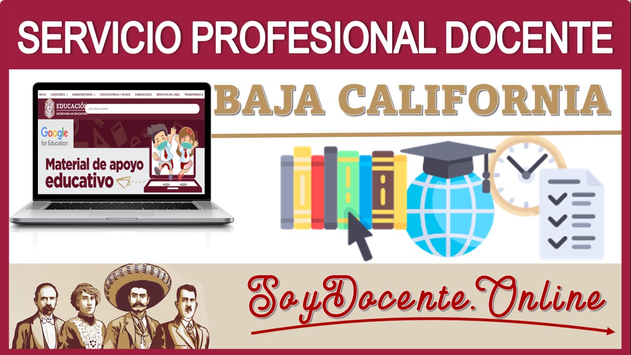 Servicio profesional docente Baja California 2022-2023