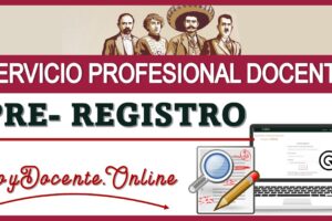 Servicio Profesional Docente Pre- Registro 2022-2023