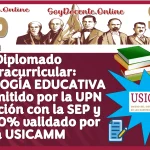 Diplomado extracurricular: TECNOLOGÍA EDUCATIVA (120) emitido por la UPN en relación con la SEP y está 100% validado por la USICAMM