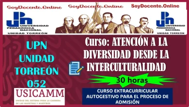 La Universidad Pedagógica Nacional Unidad Torreón 052 convoca a curso de: ATENCIÓN A LA DIVERSIDAD DESDE LA INTERCULTURALIDAD CON 30 HORAS (USICAMM)