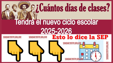 ¿Cuántos días de clases tendrá el nuevo ciclo escolar 2025-2026?...Esto lo dice la SEP 