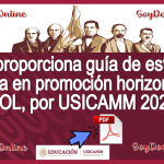 ¡Atención! Se proporciona guía de estudio gratuita en promoción horizontal en ESPAÑOL, por USICAMM 2024-2025. ¡Prepárate ya!