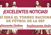 ¡EXCELENTES NOTICIAS!...ASÍ SERÁ EL TORNEO NACIONAL DE FÚTBOL DE LA SEP