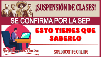 ¡SUSPENSIÓN DE CLASES!...SE CONFIRMA POR LA SEP...ESTO TIENES QUE SABERLO 