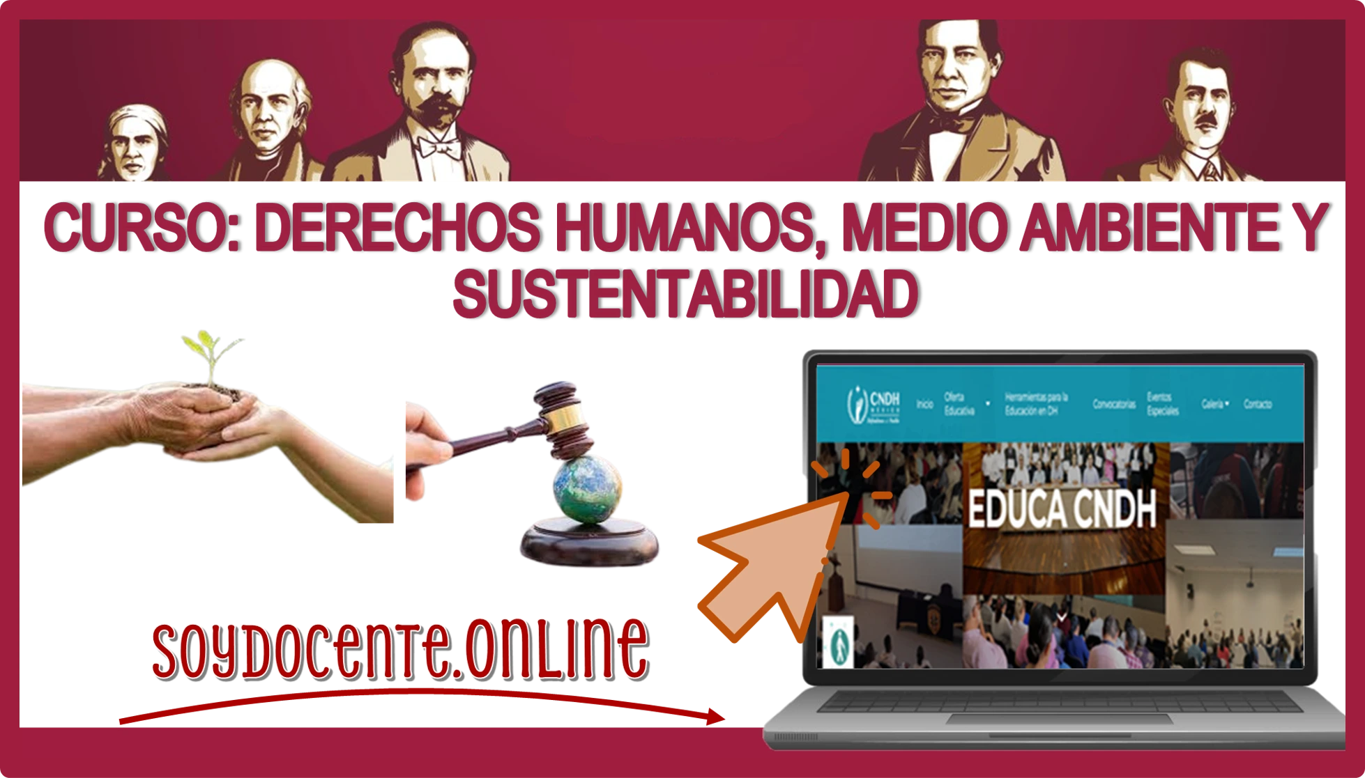 🌳🙌💥 EDUCA CNDH | Curso | Derechos Humanos, Medio Ambiente y Sustentabilidad 🌳💥